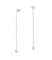 Dangling Chain Silver Earring STC-2218